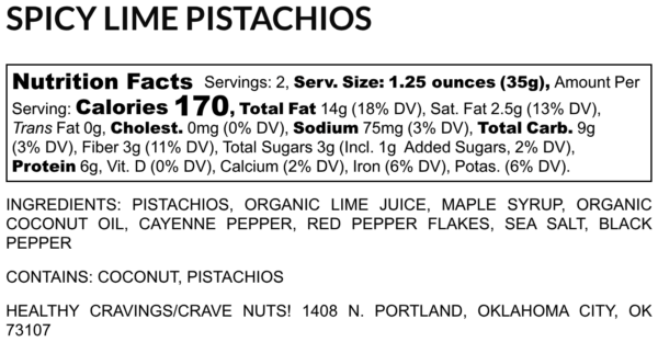 SPICY LIME PISTACHIOS - Image 3