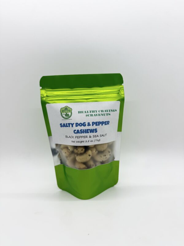 SALTY DOG & PEPPER CASHEWS